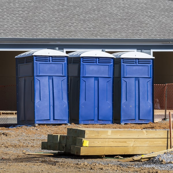 are there any restrictions on what items can be disposed of in the portable restrooms in Kathio